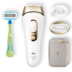 Braun Silk-expert Pro 5 PL5154 Gold - Ultimate Hair Removal Device for Smooth Skin